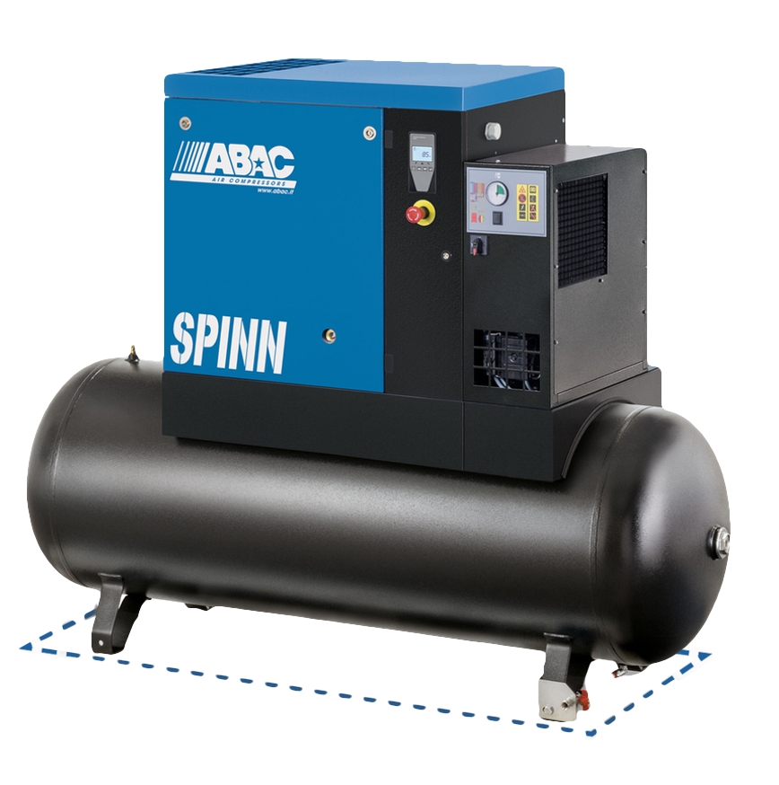ABAC Spinn - plassbesparende kompressor